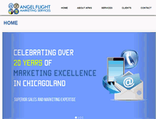 Tablet Screenshot of angelfly.com